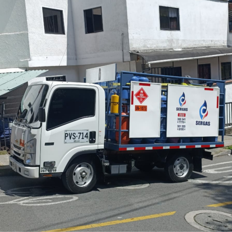 Camión de distribución SerGas